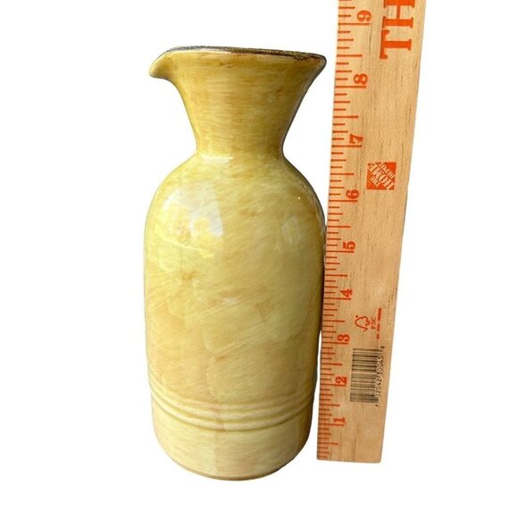 VTG Terrecotte Lotti Drink Pitcher 8" Italian Terracotta Wine Water Jug Yellow - Picture 12 of 12